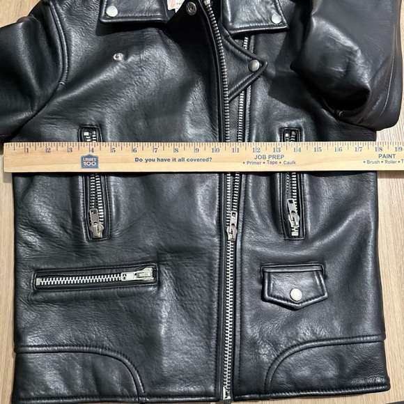 RARE Paul & Joe "Buffy" Lamb Moto Leather Jacket saint Laurent look alike Biker - Picture 8 of 9